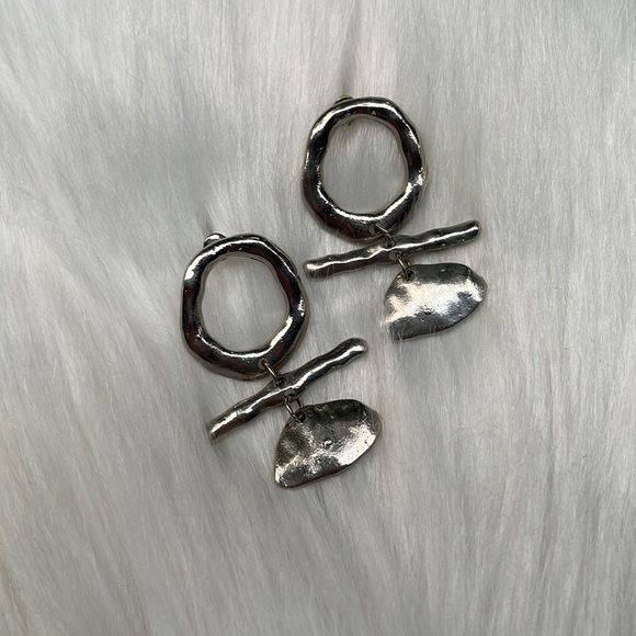 Antique drop silver earrings | NWT - Picture 9 of 16